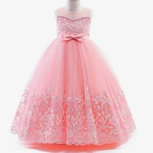 Elegant Peach Colored Gown